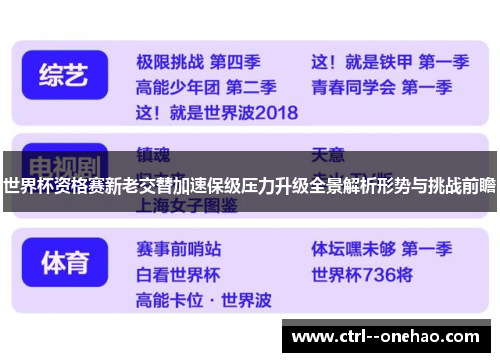 世界杯资格赛新老交替加速保级压力升级全景解析形势与挑战前瞻 世界杯资格赛新老交替加速保级压力升级全景解析形势与挑战前瞻